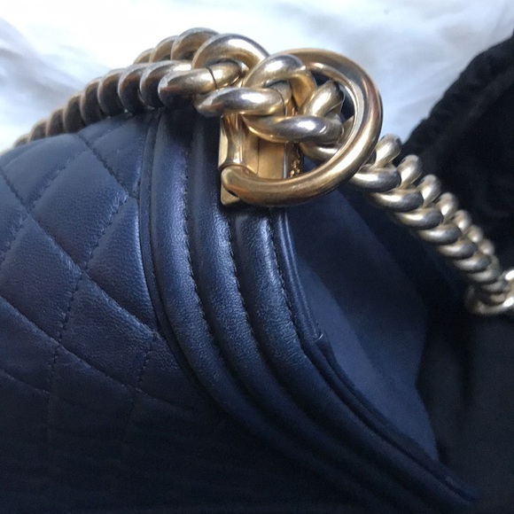 💎✨ CHANEL BOY ✨💎 CROSSBODY QUILTED 25 LEATHER - Picture 8 of 17